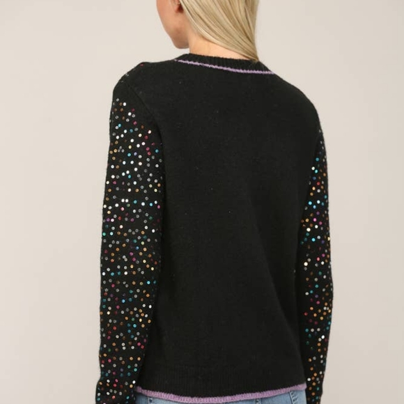 NWT FATE Sequin Crew neck Sweater 🔥🎁🎄 - Picture 7 of 8
